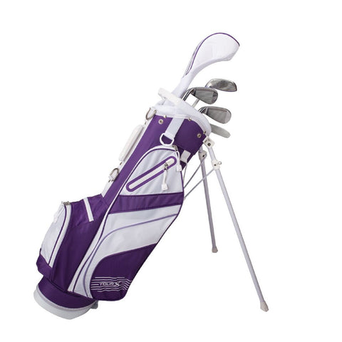 Tour X Size 3 Purple 5pc Jr Golf Set W Stand Bag