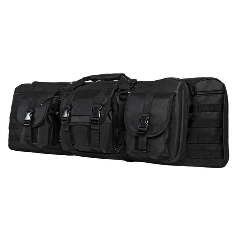 Vism Deluxe Double Rifle Case 46 In L X 13 In H Black