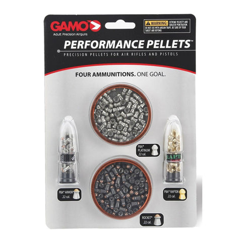Gamo Combo Pack Performance .22 Cal Hunting Pellets