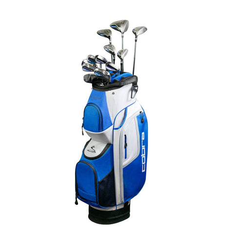 Cobra Fly Xl Complete Golf Set Stiff Rh Cart Bag