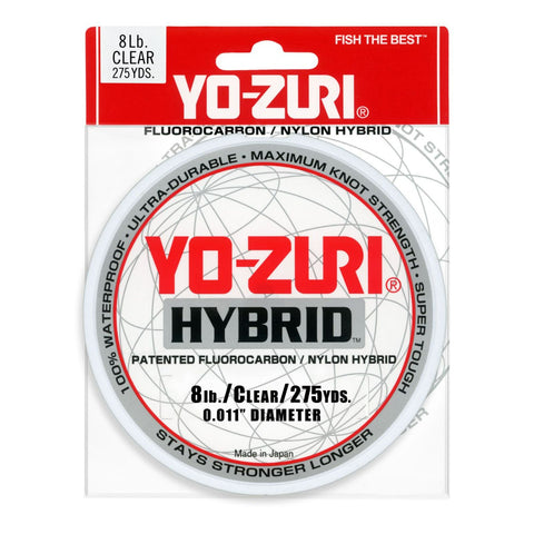Yo Zuri Hybrid Clear Line 275 Yd Spool In 8 Lb