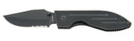 Ka Bar Warthog Folder 3.125 In Black Combo Blade G 10 Handle