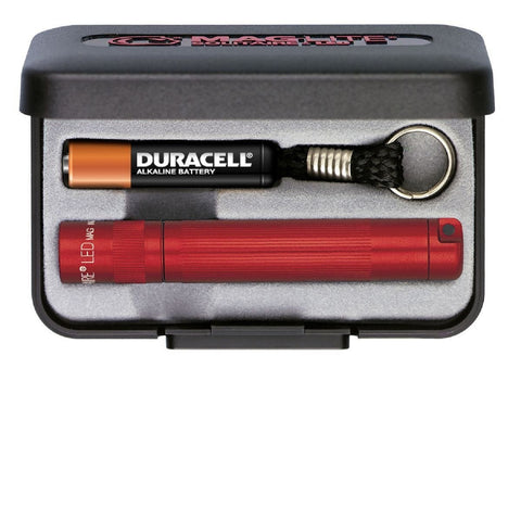 Mag Lite Solitaire Led Aaa Flashlight Presentation Box Red