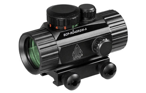 Leapers Utg 3.8in Ita Red Green Cqb Dot Sight W Integral Mnt