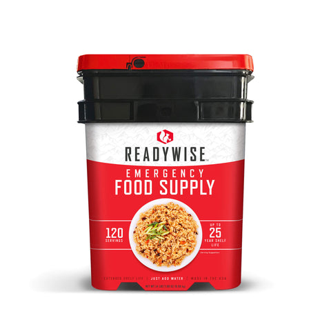ReadyWise 120 Serving Entrée Only Grab and Go Bucket