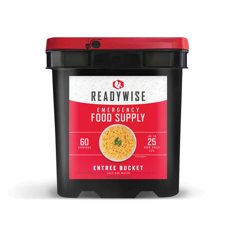 ReadyWise 60 Serving Entrée Only Grab and Go Food Kit