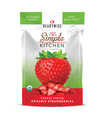 ReadyWise 6 CT Case Simple Kitchen Organic FD Strawberries